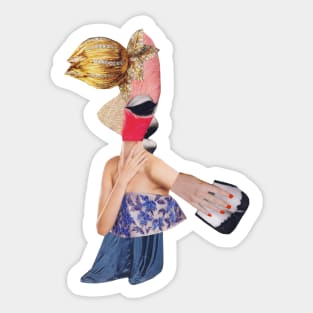 Shocked Fashion Lady Sticker